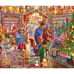White Mountain Puzzles Christmas Sweet Shop