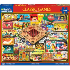 White Mountain Puzzles Classic Games 500 Pc