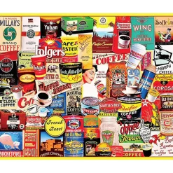 White Mountain Puzzles Coffee 1000 Piece Jigsaw Puzzle