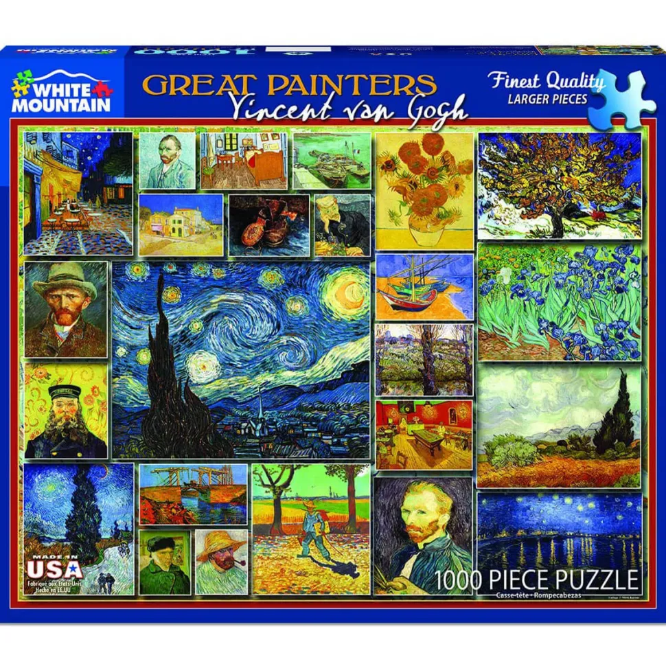 White Mountain Puzzles Great Painters Van Gogh 1000 Piece Puzzle