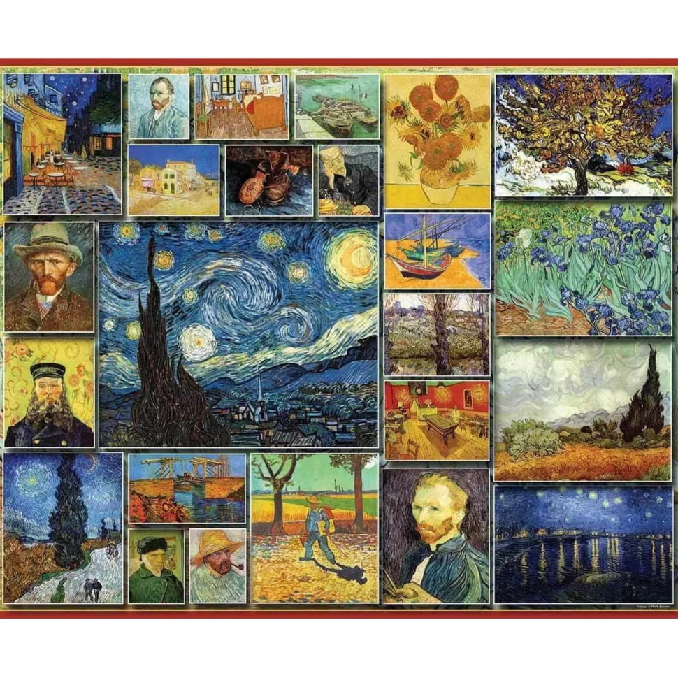 White Mountain Puzzles Great Painters Van Gogh 1000 Piece Puzzle