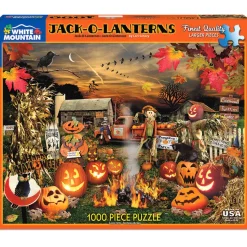 White Mountain Puzzles Jack O Lantern 1000 Pc