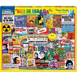 White Mountain Puzzles Life in the 60s 1000 Piece Jigsaw Puzzle