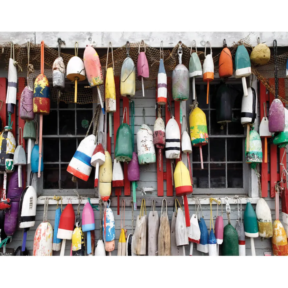 White Mountain Puzzles Lobster Buoys 500 Piece