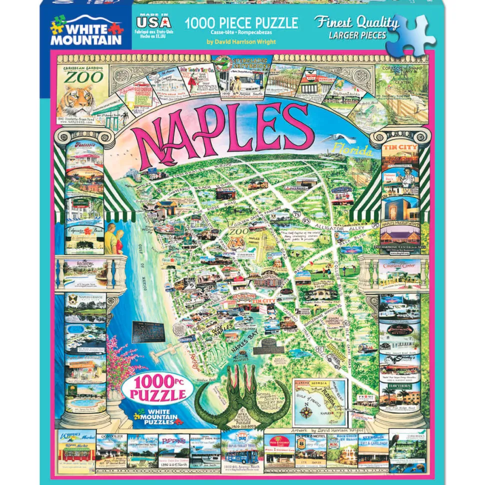 White Mountain Puzzles Naples FL 1000 Pc