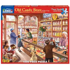 White Mountain Puzzles Old Candy Store 1000 Piece