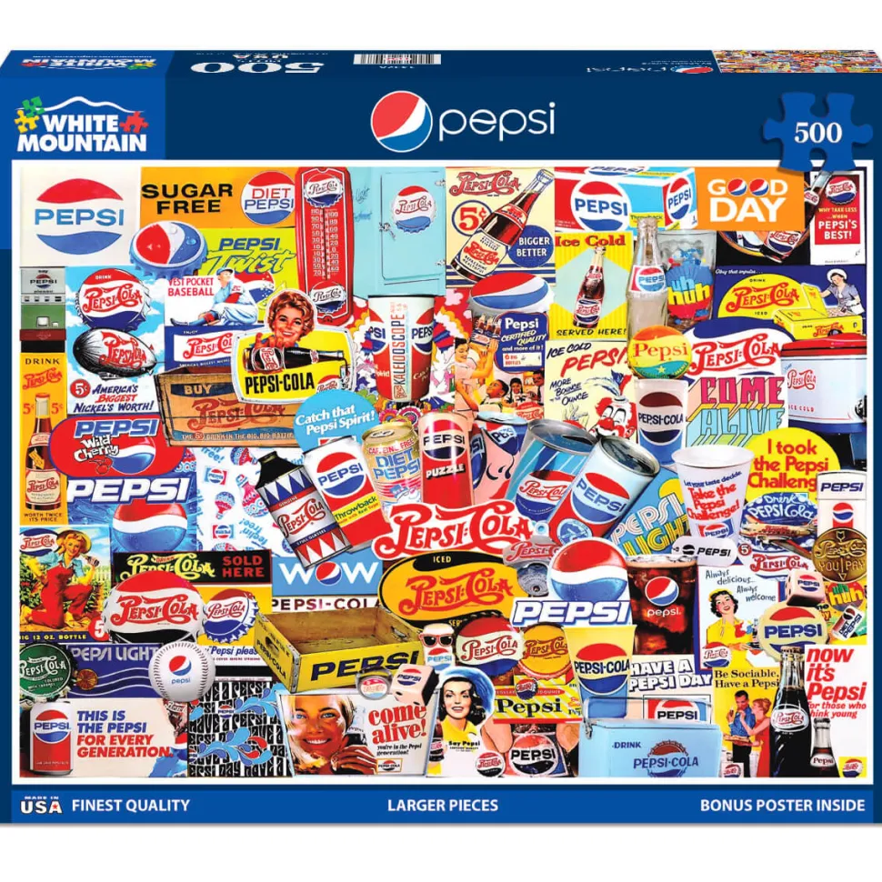 White Mountain Puzzles Pepsi 500 Pieces