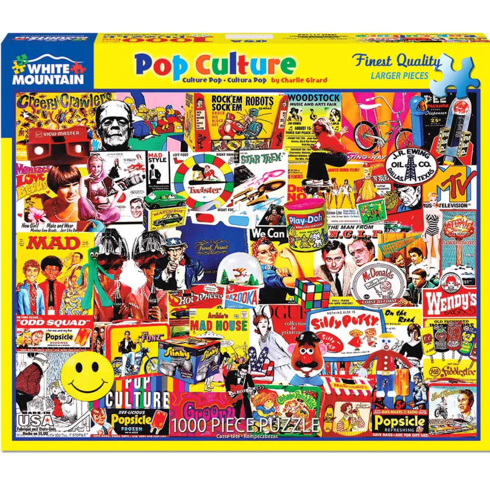 White Mountain Puzzles Pop Culture 1000 Piece