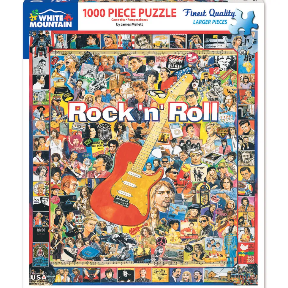 White Mountain Puzzles Rock 'n' Roll 1000 Pc