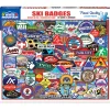 White Mountain Puzzles Ski Badges 1000 Pc