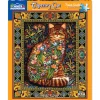 White Mountain Puzzles Tapestry Cat 1000 Piece