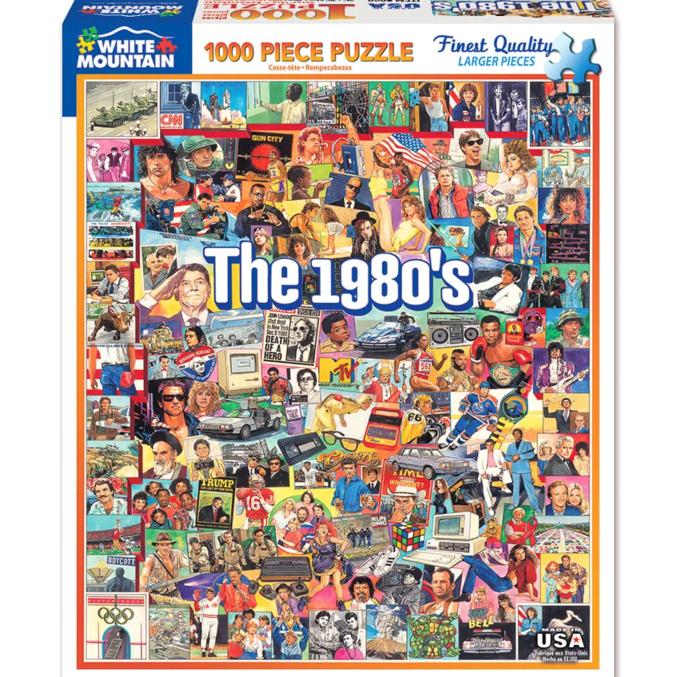White Mountain Puzzles The Eighties 1000 Piece