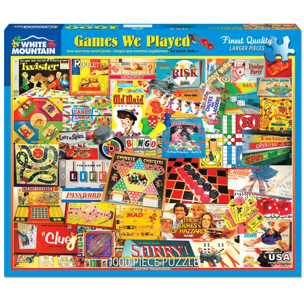 White Mountain Puzzles The Games We Played Puzzle