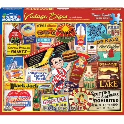 White Mountain Puzzles Vintage Signs 1000 Piece