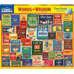 White Mountain Puzzles Words of Wisdom