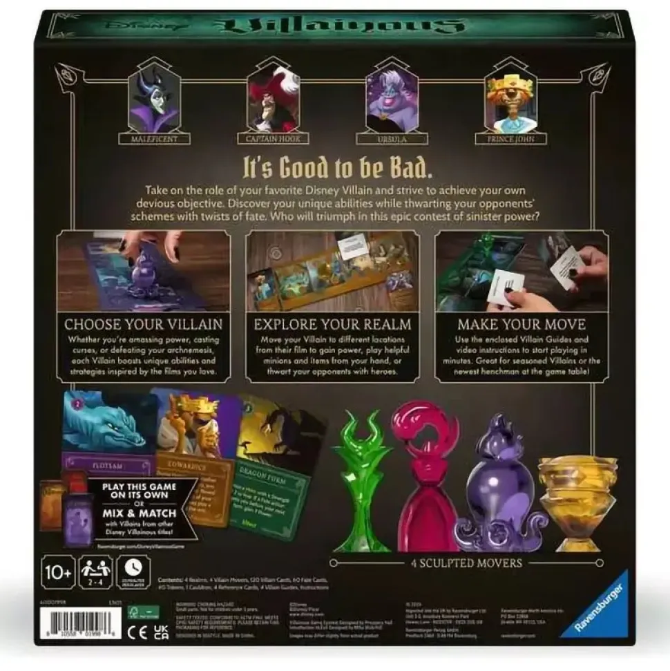 Wonder Forge Disney Villainous Introduction to Evil Game