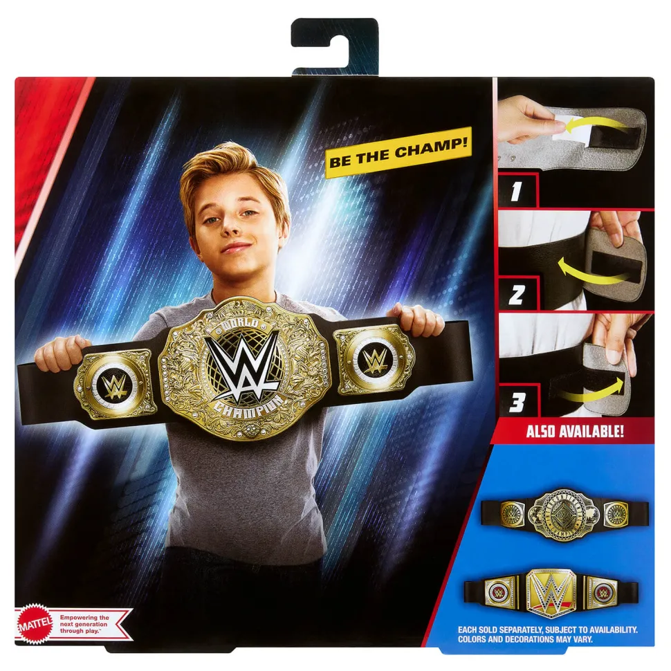 WWE Gold World Heavyweight Championship Belt